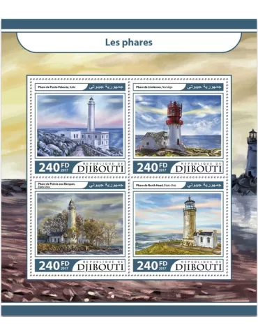n° 1492/1495 - Timbre DJIBOUTI Poste