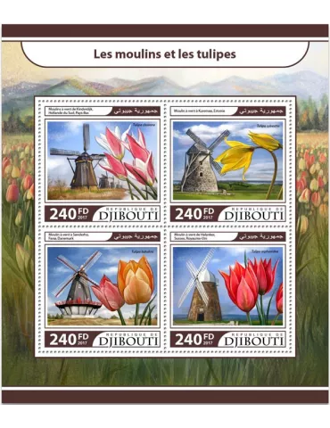 n° 1496/1499 - Timbre DJIBOUTI Poste