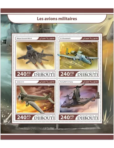 n° 1504/1507 - Timbre DJIBOUTI Poste