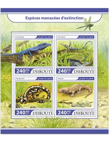 n° 1548/1551 - Timbre DJIBOUTI Poste