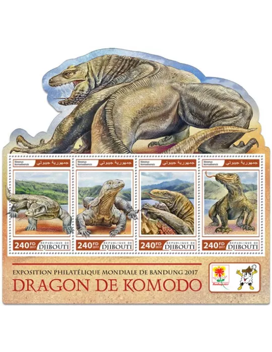 n° 1552/1555 - Timbre DJIBOUTI Poste