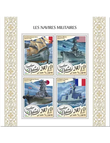 n° 1660/1663 - Timbre DJIBOUTI Poste