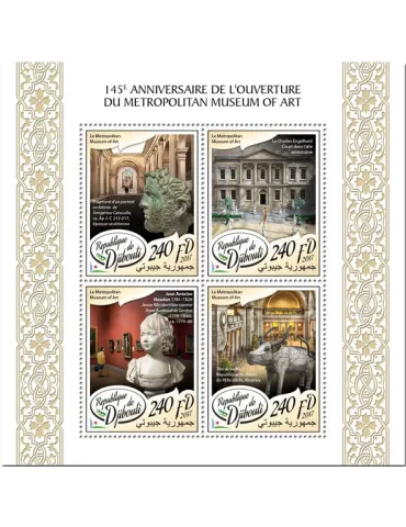 n° 1668/1671 - Timbre DJIBOUTI Poste