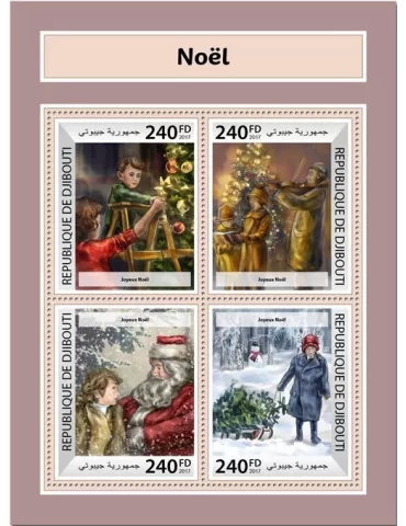 n° 1676/1679 - Timbre DJIBOUTI Poste