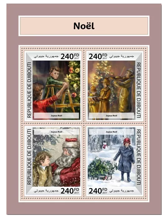 n° 1676/1679 - Timbre DJIBOUTI Poste