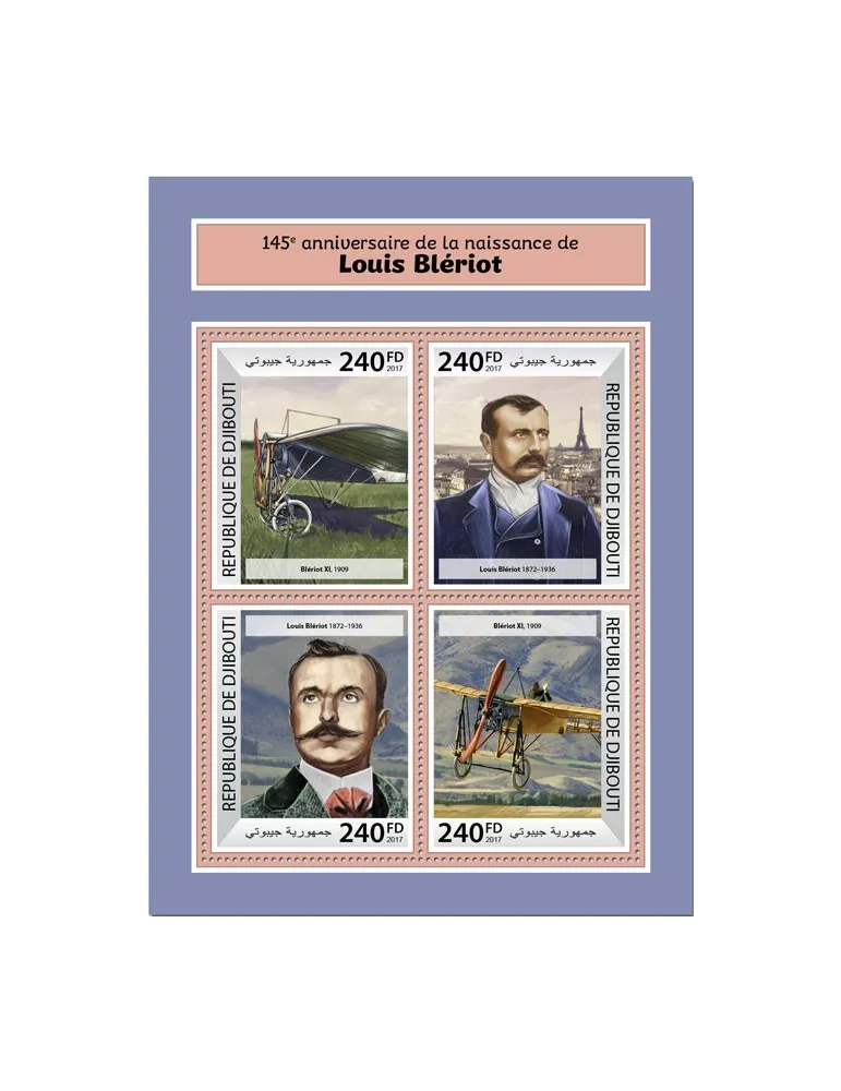 n° 1680/1683 - Timbre DJIBOUTI Poste