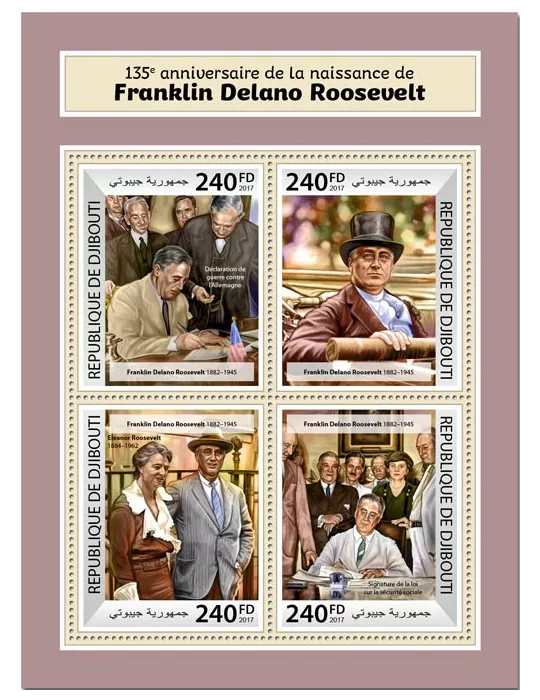 n° 1704/1707 - Timbre DJIBOUTI Poste