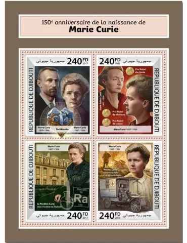 n° 1728/1731 - Timbre DJIBOUTI Poste