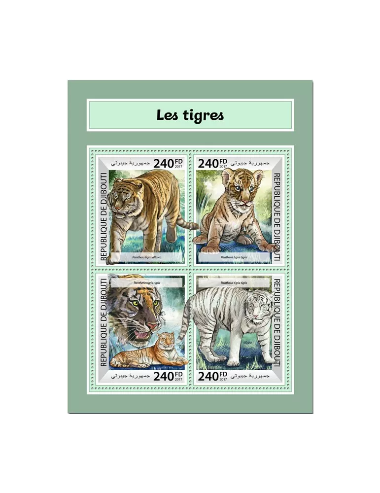 n° 1752/1755 - Timbre DJIBOUTI Poste