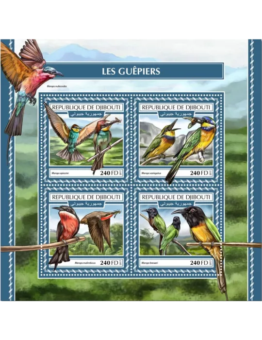 n° 1796/1799 - Timbre DJIBOUTI Poste