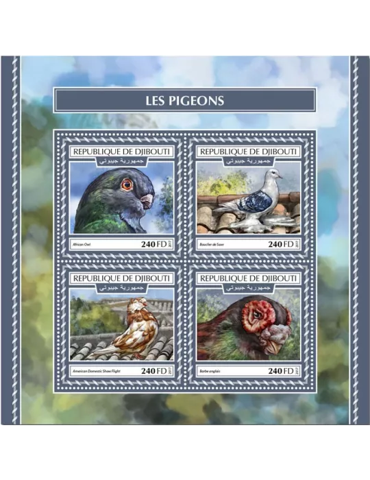 n° 1804/1807 - Timbre DJIBOUTI Poste