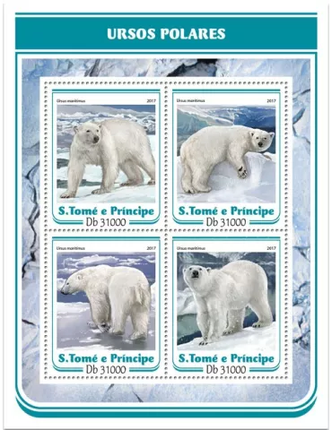 n° 5717/5720 - Timbre SAINT-THOMAS ET PRINCE Poste