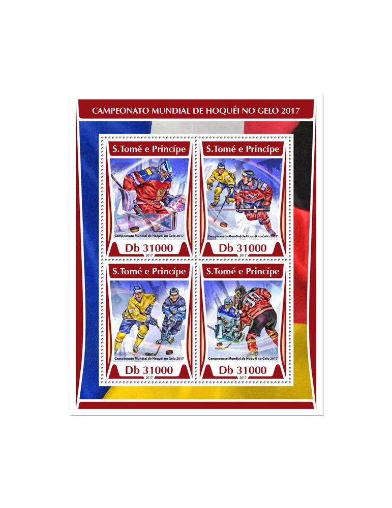 n° 5757/5760 - Timbre SAINT-THOMAS ET PRINCE Poste