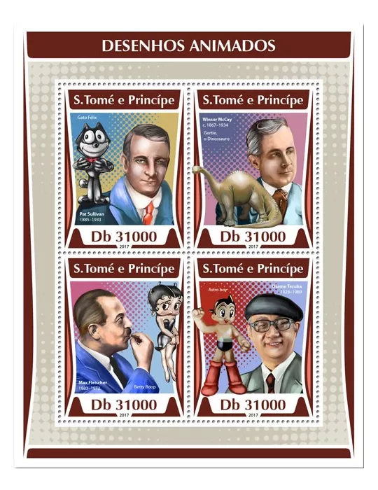 n° 5805/5808 - Timbre SAINT-THOMAS ET PRINCE Poste