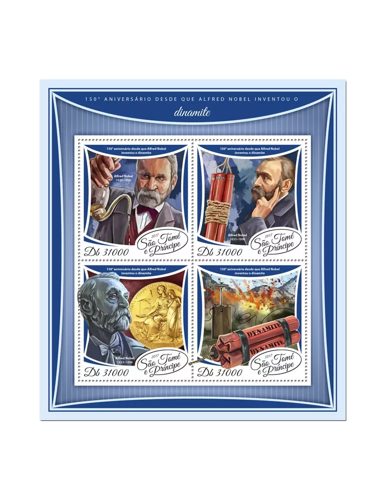 n° 5917/5920 - Timbre SAINT-THOMAS ET PRINCE Poste