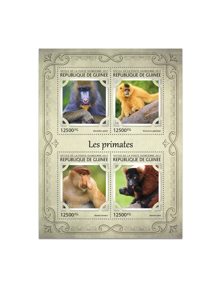 n° 8649/8652 - Timbre GUINÉE Poste