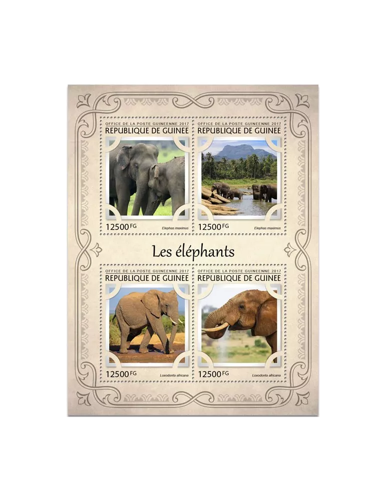 n° 8653/8656 - Timbre GUINÉE Poste