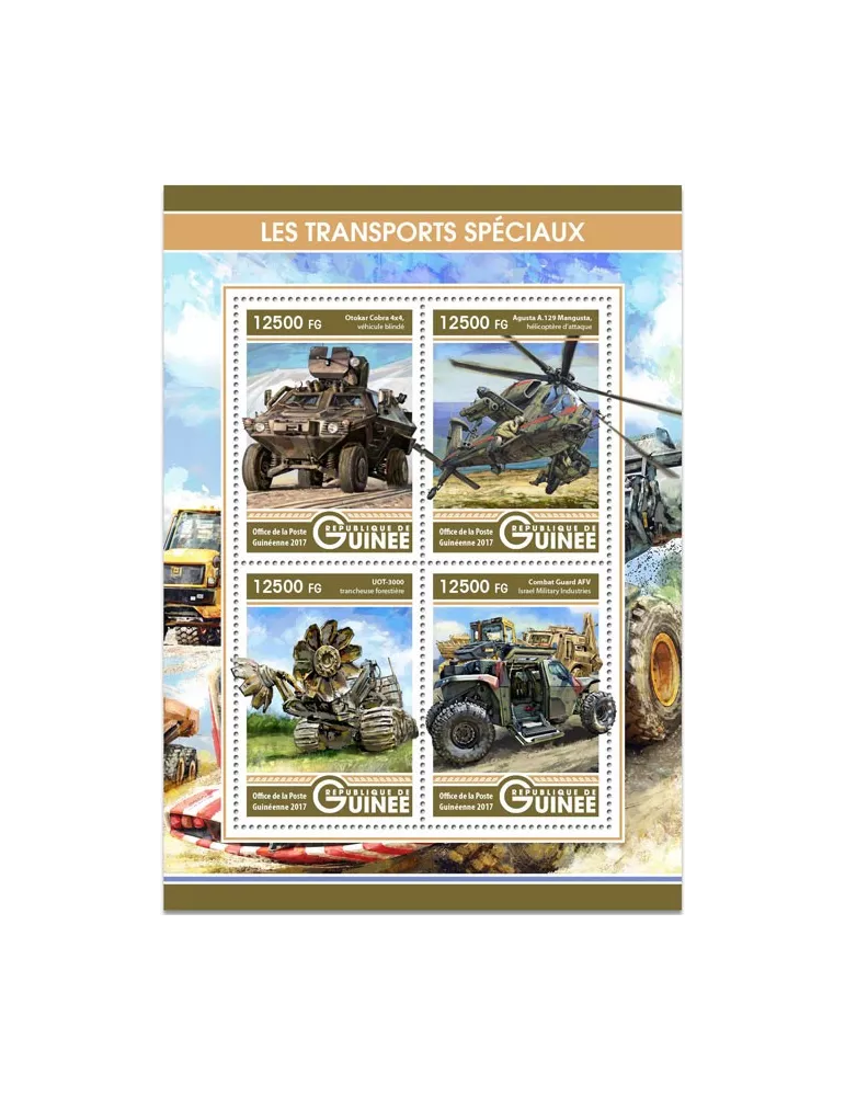 n° 8741/8744 - Timbre GUINÉE Poste