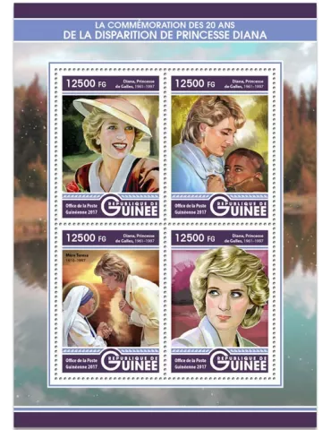 n° 8757/8760 - Timbre GUINÉE Poste