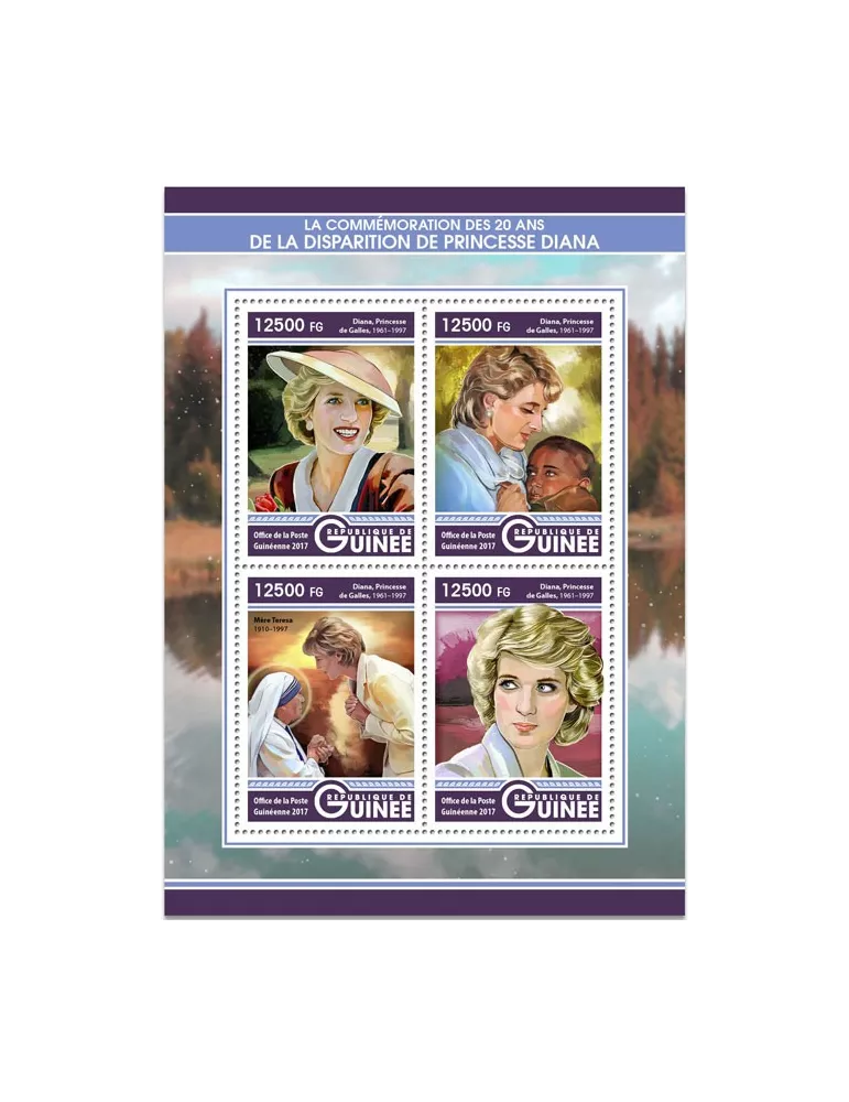 n° 8757/8760 - Timbre GUINÉE Poste