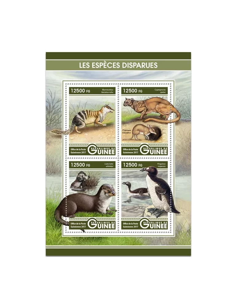 n° 8777/8780 - Timbre GUINÉE Poste