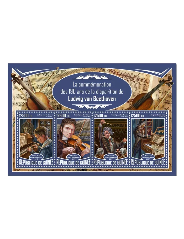 n° 8825/8828 - Timbre GUINÉE Poste