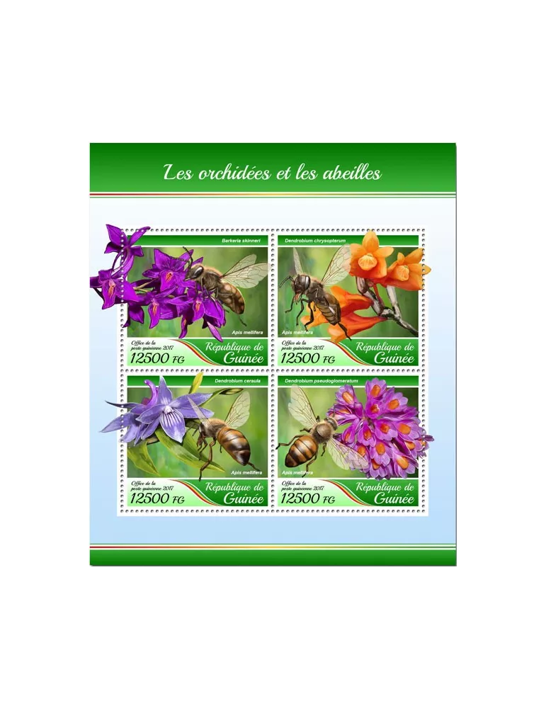 n° 8972/8975 - Timbre GUINÉE Poste