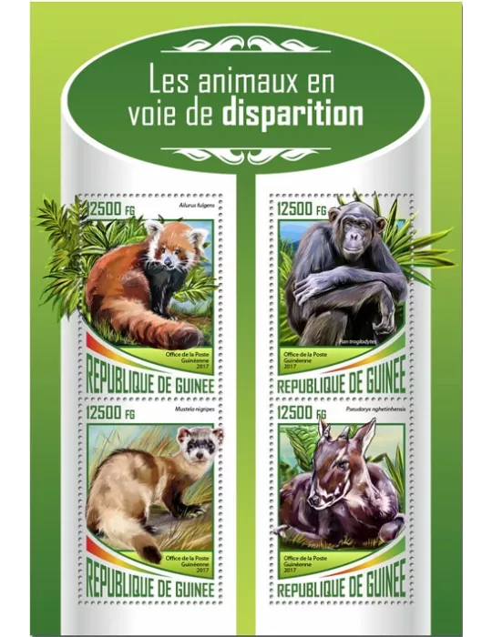 n° 9092/9095 - Timbre GUINÉE Poste