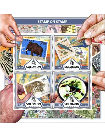 n° 3829/3832 - Timbre SALOMON Poste