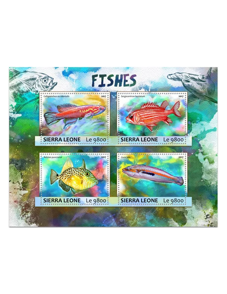 n° 6833/6836 - Timbre SIERRA LEONE Poste