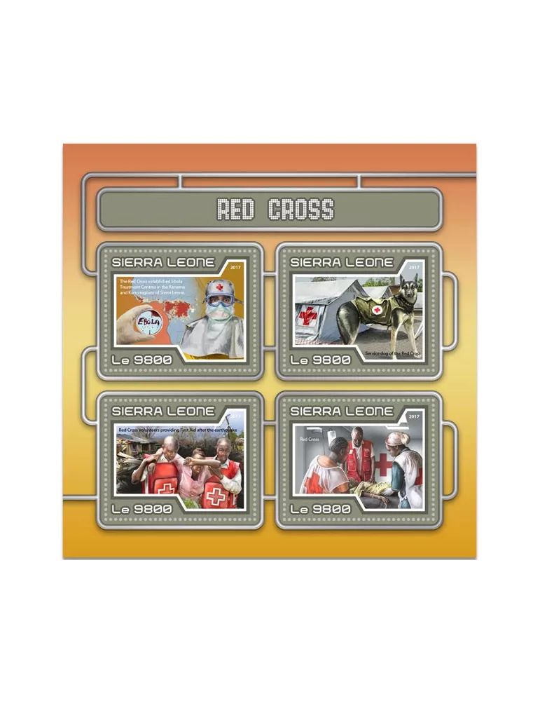 n° 6881/6884 - Timbre SIERRA LEONE Poste