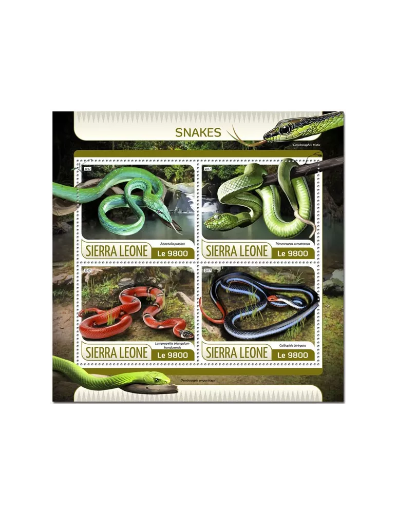 n° 7037/7040 - Timbre SIERRA LEONE Poste