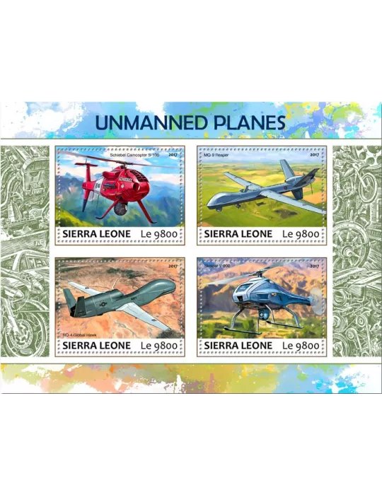 n° 7129/7132 - Timbre SIERRA LEONE Poste
