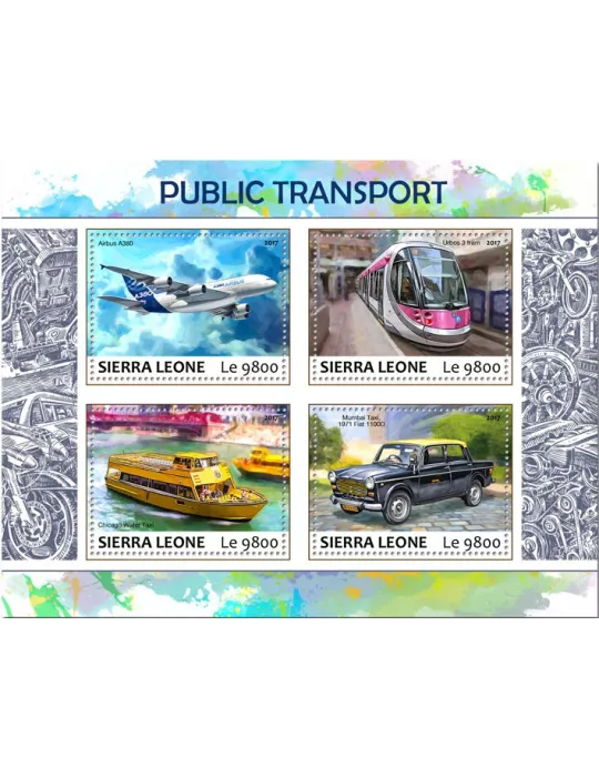 n° 7145/7148 - Timbre SIERRA LEONE Poste