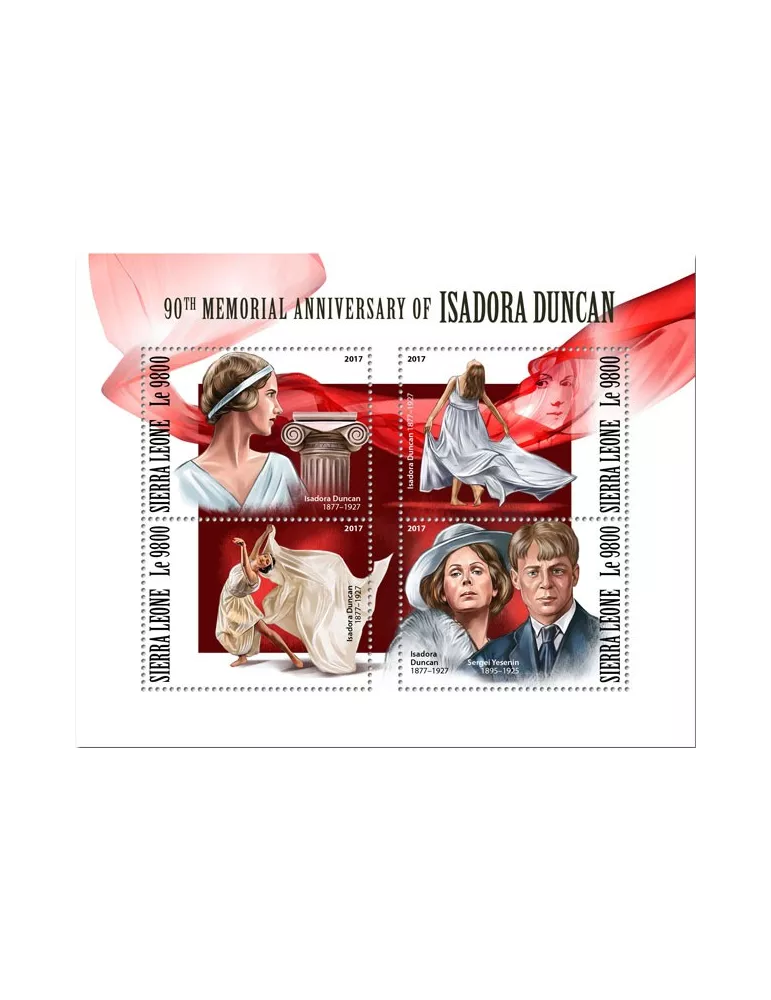 n° 7449/7452 - Timbre SIERRA LEONE Poste