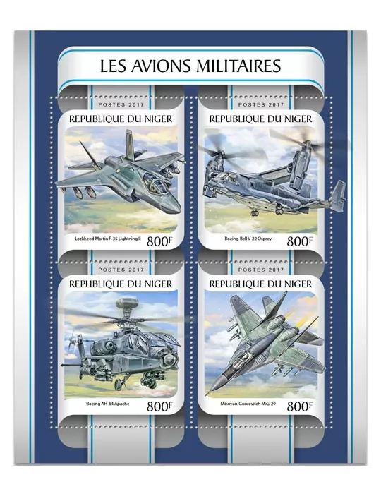 n° 3975/3978 - Timbre NIGER Poste