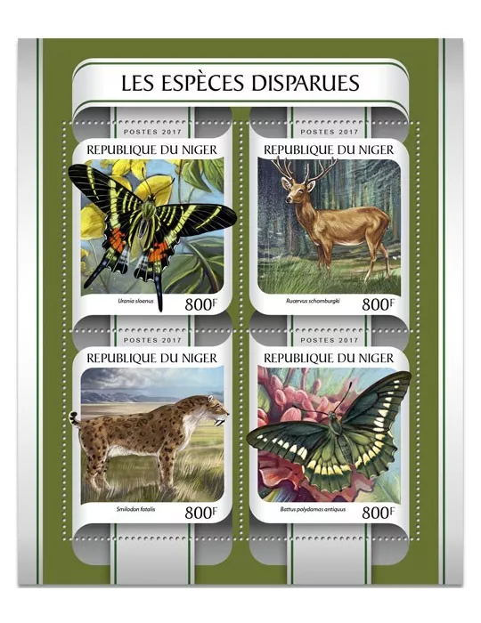 n° 4023/4026 - Timbre NIGER Poste