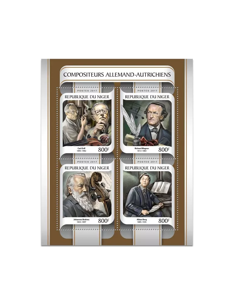 n° 4039/4042 - Timbre NIGER Poste