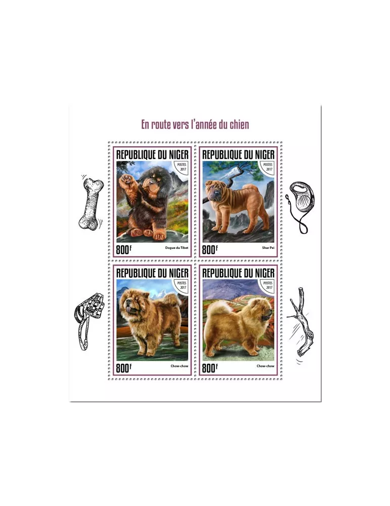 n° 4195/4198 - Timbre NIGER Poste