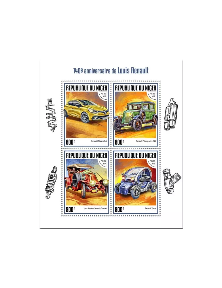 n° 4211/4214 - Timbre NIGER Poste