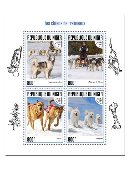 n° 4215/4218 - Timbre NIGER Poste