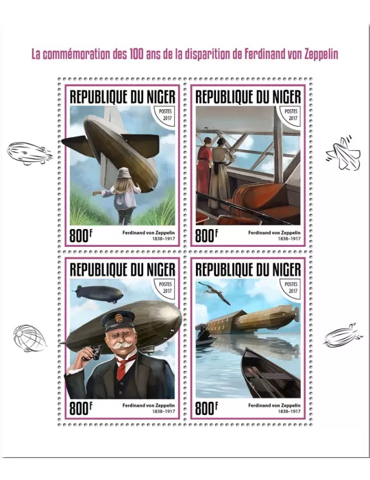 n° 4255/4258 - Timbre NIGER Poste