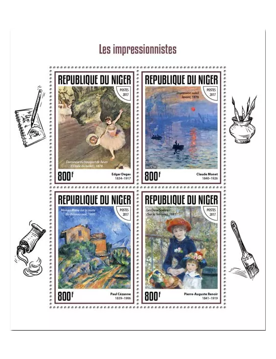 n° 4259/4262 - Timbre NIGER Poste