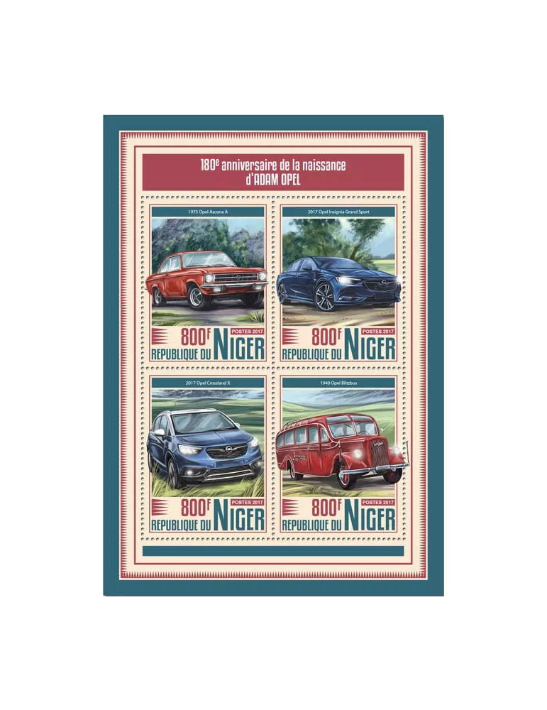 n° 4323/4326 - Timbre NIGER Poste