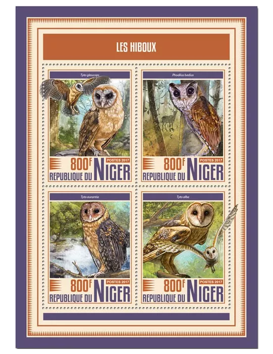n° 4371/4374 - Timbre NIGER Poste