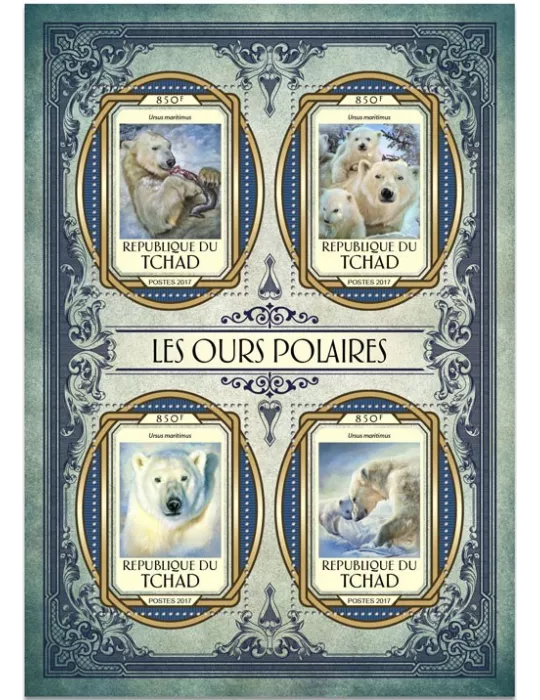 n° 1875/1878 - Timbre TCHAD Poste