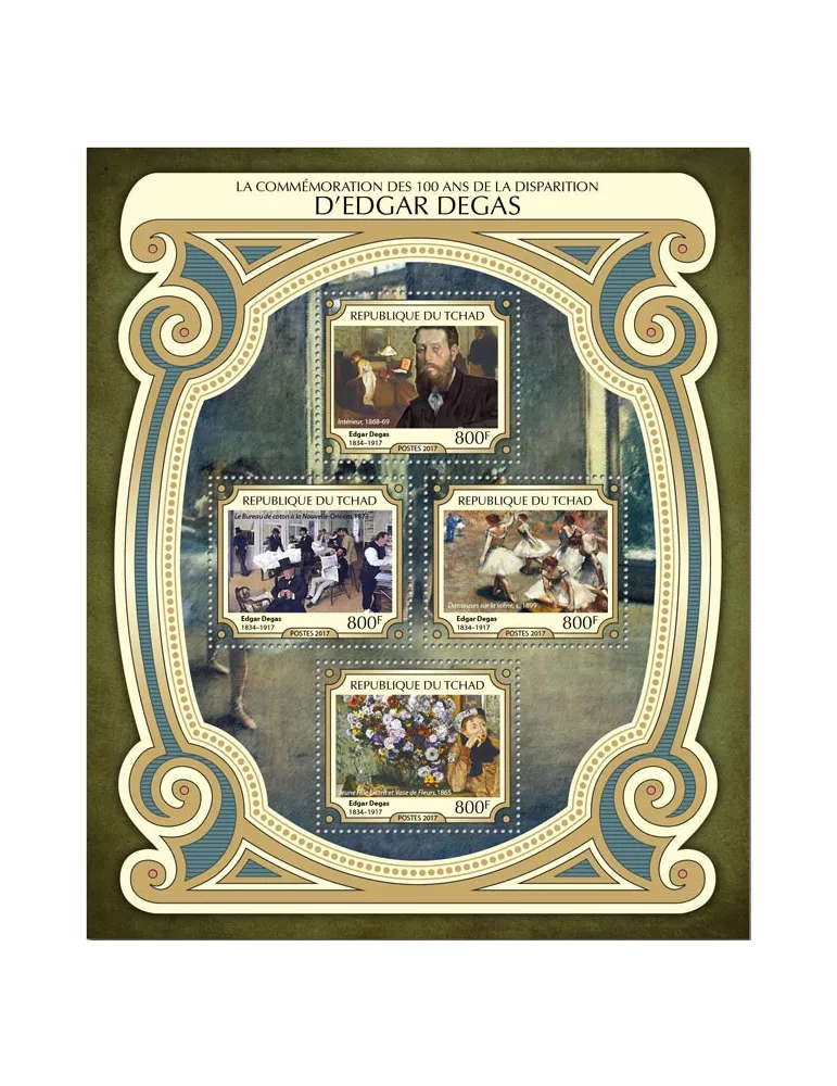 n° 1883/1886 - Timbre TCHAD Poste