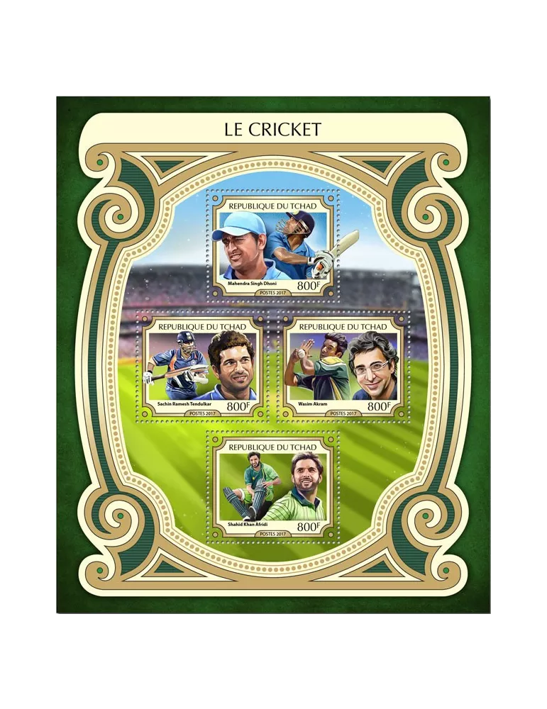 n° 1895/1898 - Timbre TCHAD Poste