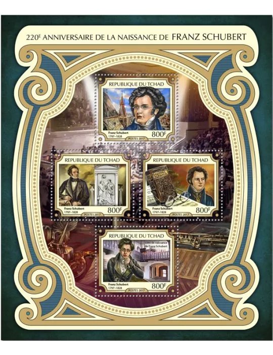 n° 1899/1902 - Timbre TCHAD Poste