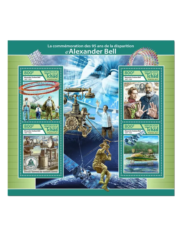 n° 2031/2034 - Timbre TCHAD Poste